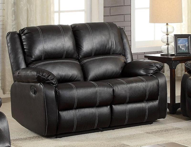 Acme Furniture Zuriel Motion Loveseat in Black 52286 image