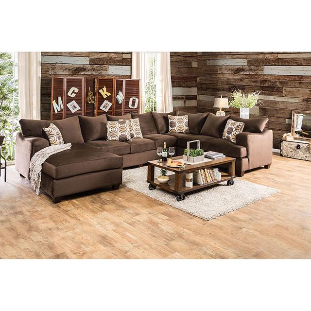 WESSINGTON Chocolate U-Shaped Sectional