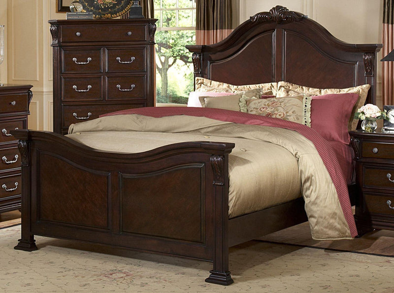 New Classic Emilie Eastern King Bed in English Tudor