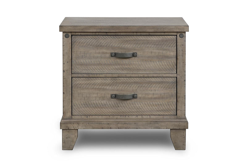 New Classic Furniture Marwick 2 Drawer Nightstand in Sand