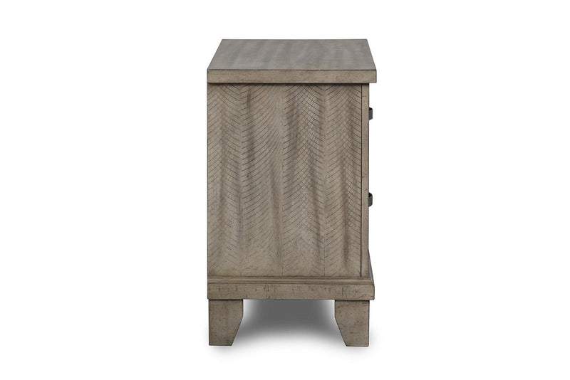 New Classic Furniture Marwick 2 Drawer Nightstand in Sand