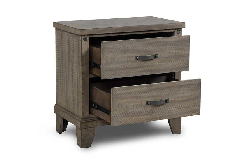 New Classic Furniture Marwick 2 Drawer Nightstand in Sand