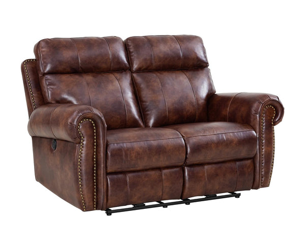 New Classic Roycroft Power Recliner Loveseat in Pecan image